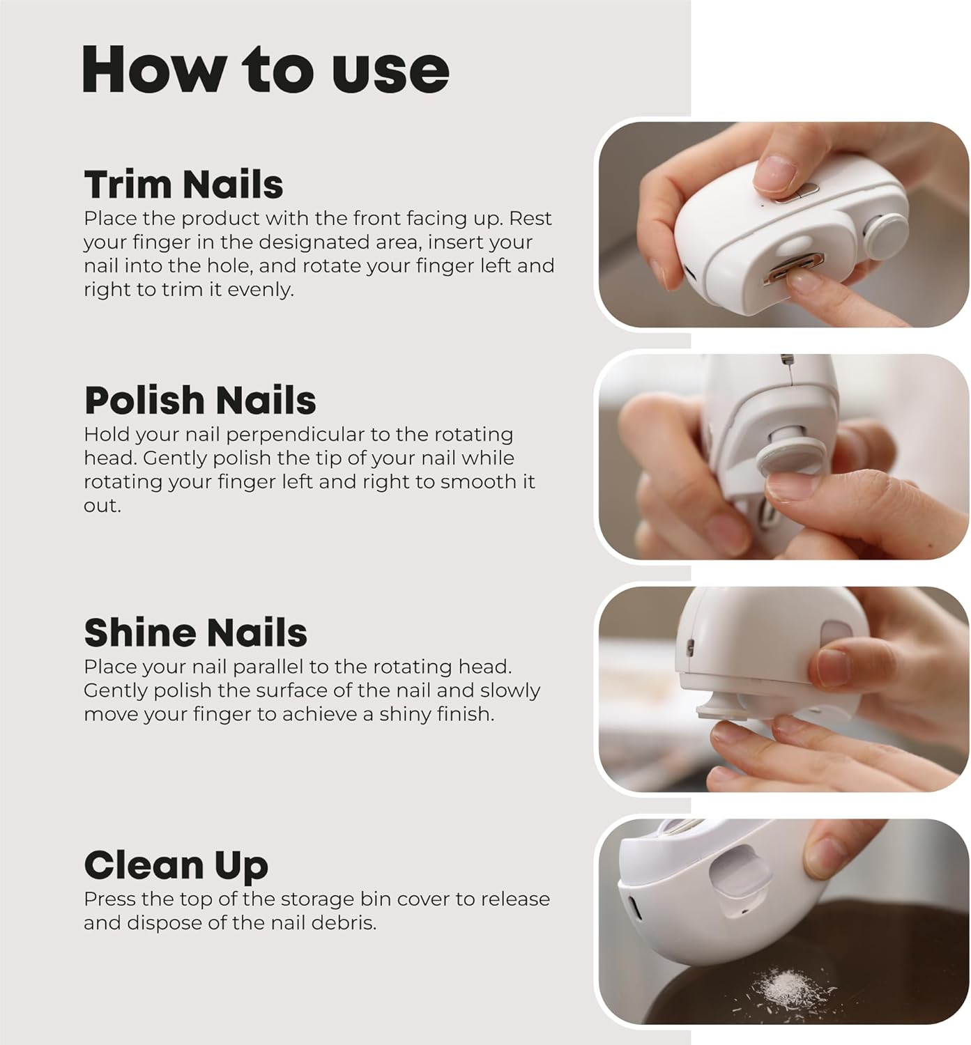 Electric Automatic Nail Clipper