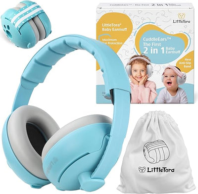 LittleTora 'CuddleEars' 2 in 1 Baby Ear Muff